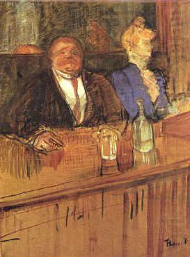 Bar,  Henri  Toulouse-Lautrec